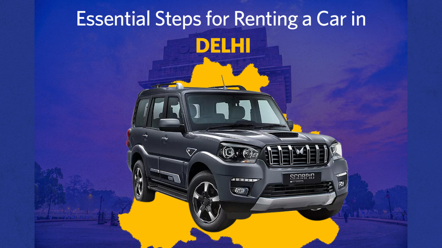 car rental service in Delhi